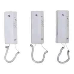 KIT CITOFONO APRIPORTA CANCELLO TRE CORNETTE 4 FILI CASA UFFICIO INTERFONO