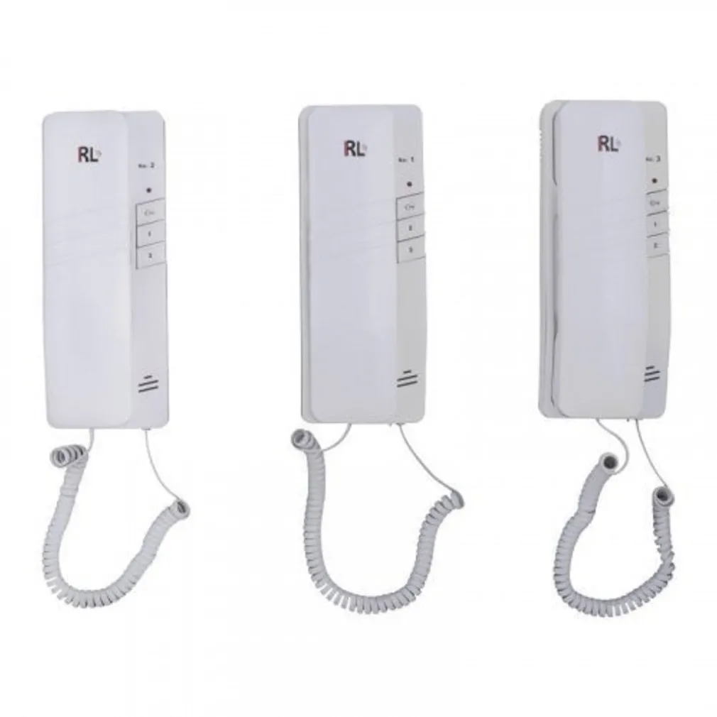 KIT CITOFONO APRIPORTA CANCELLO TRE CORNETTE 4 FILI CASA UFFICIO INTERFONO