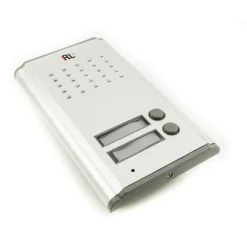 KIT CITOFONO BIFAMILIARE CORNETTA PULSANTE APRI CANCELLO 2 CITOFONI RL3208AA