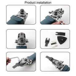KIT CONVERSIONE DA SMERIGLIATRICE FLEX A UTENSILE OSCILLANTE MULTIFUNZIONE 07358