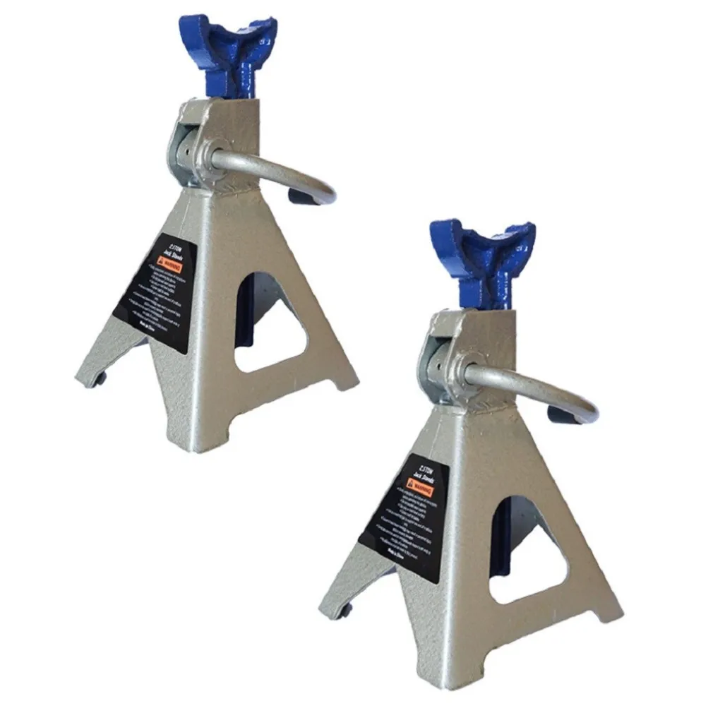 KIT COPPIA CAVALLETTI + CRICK CRIC 2.5 TONNELLATE SOLLEVATORE IDRAULICO 2.5 TON