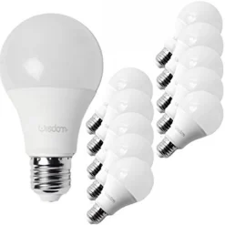 KIT DA 10 LAMPADINE LED E27 DA 12W LUCE BIANCO FREDDO CALDO CLASSE A