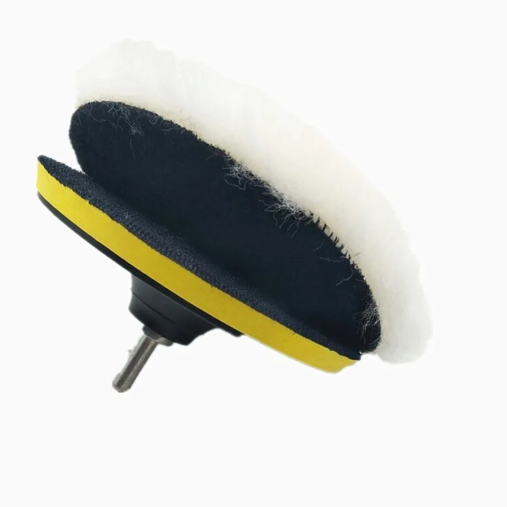 KIT DI 6 SPUGNE DISCO VELCRO LUCIDANTE CON ADATTATORE PER LUCIDATURA AUTO 3 5 6"