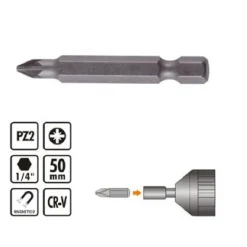 KIT DI BITS 3PZ BIT INSERTI 50 MM PER AVVITATORE GAMBO 1/4" MAGNETICO CR-V 91936