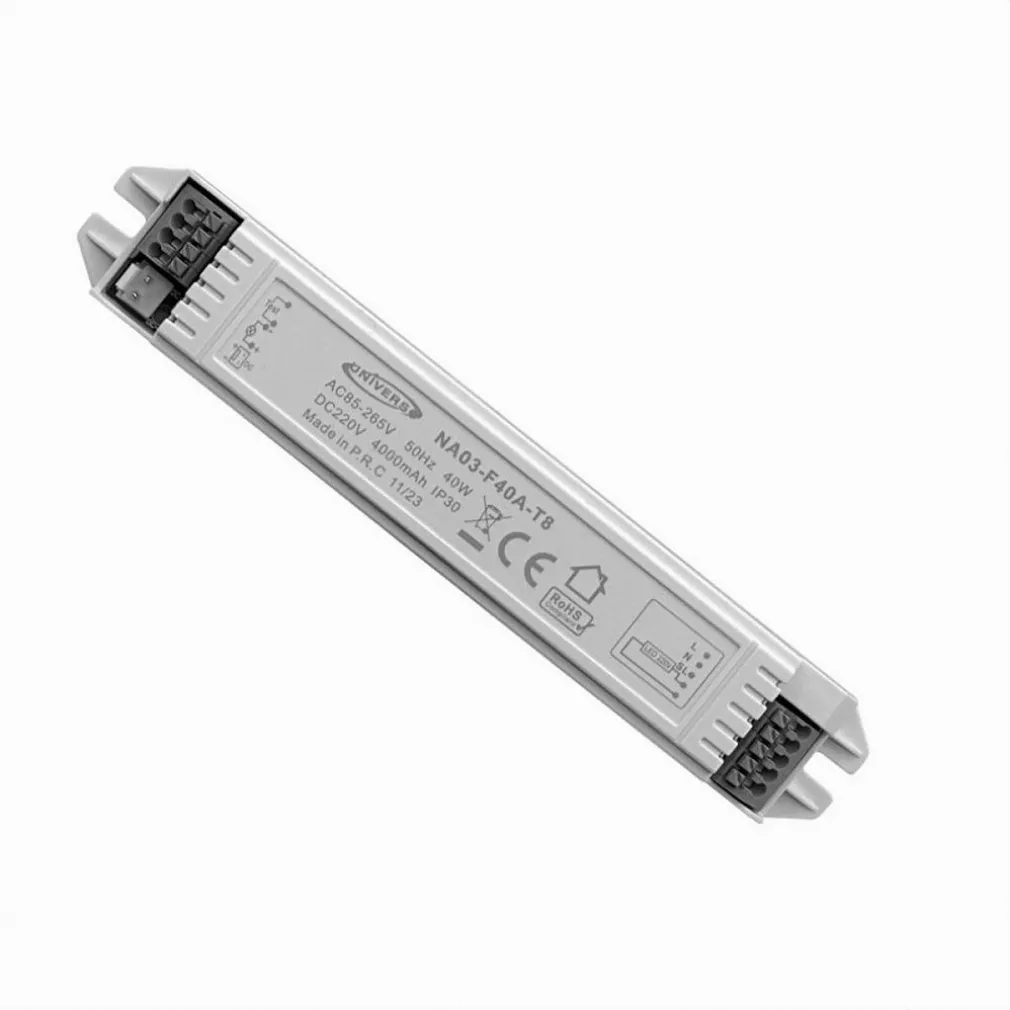 KIT DI EMERGENZA PER LAMPADE LED DA 3-40W TRASFORMATORE ALIMENTATORE NA03-F40A-T8