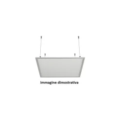 KIT DI FISSAGGIO PER PANNELLI LED A SOSPENSIONE SOFFITTO CAVETTO CORDINO FILO