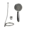 KIT DOCCETTA DOCCINO BAGNO TONDO SOFFIONE DOCCIA CON LACCIO 1,8MT STAFFA 69049