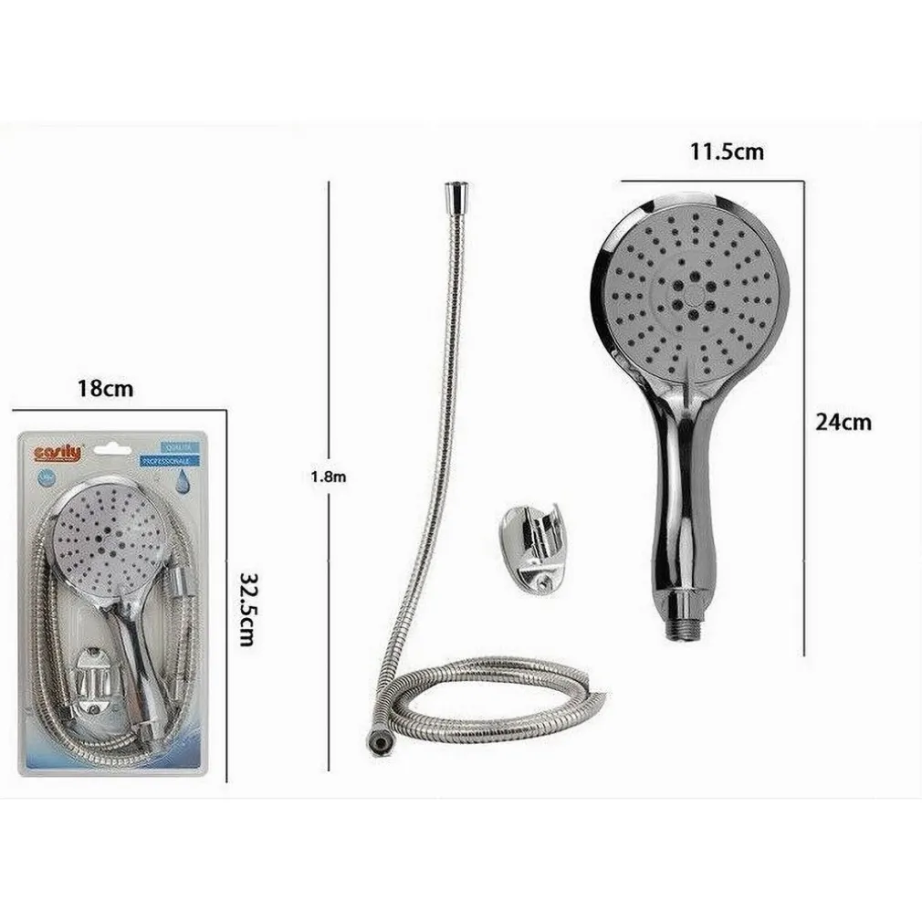 KIT DOCCETTA DOCCINO MULTIGETTO SOFFIONE DOCCIA BAGNO LACCIO 1,8 MT STAFFA 69332