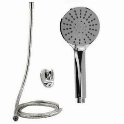 KIT DOCCETTA DOCCINO SOFFIONE DOCCIA BAGNO TONDO CON LACCIO 1,8 MT STAFFA 69322