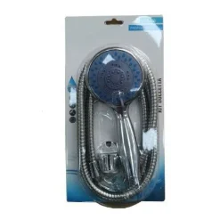 KIT DOCCETTA DOCCINO SOFFIONE BAGNO DOCCIA TONDO CON LACCIO 1,8MT STAFFA 69059