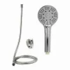KIT DOCCETTA DOCCINO SOFFIONE BAGNO DOCCIA TONDA CON LACCIO 1,8 MT STAFFA 69316