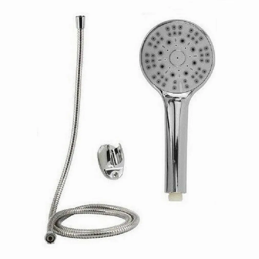 KIT DOCCETTA DOCCINO SOFFIONE BAGNO DOCCIA TONDA CON LACCIO 1,8 MT STAFFA 69316