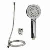 KIT DOCCETTA DOCCINO SOFFIONE TONDO DOCCIA CON LACCIO 1,8MT STAFFA 69334 BAGNO