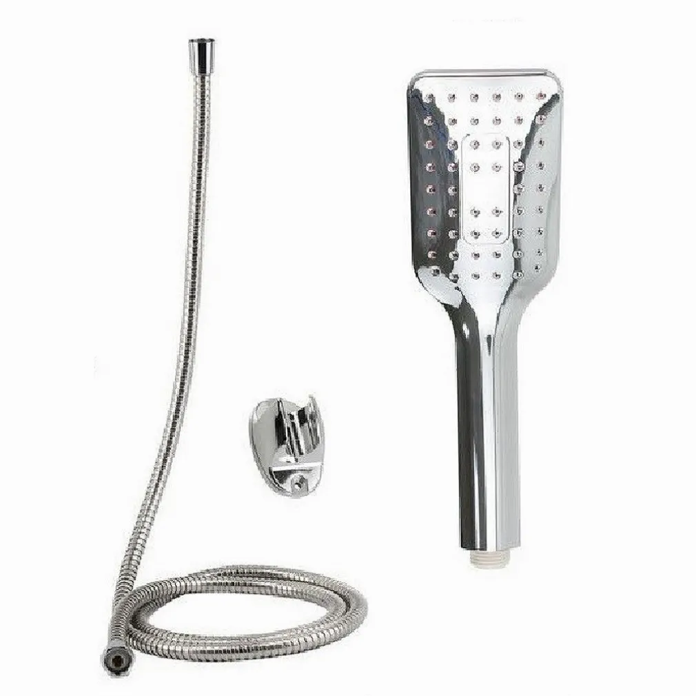 KIT DOCCETTA DOCCINO SOFFIONE RETTANGOLARE DOCCIA BAGNO 59231 LACCIO 1,8MT STAFFA