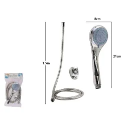 KIT DOCCETTA MULTIGETTO DOCCINO SOFFIONE DOCCIA BAGNO LACCIO 1,5MT STAFFA 79978