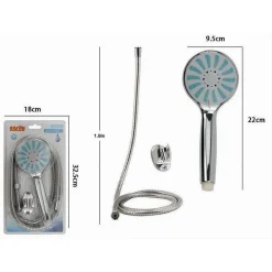 KIT DOCCETTA MULTIGETTO DOCCINO SOFFIONE DOCCIA BAGNO LACCIO 1,8 MT STAFFA 69340