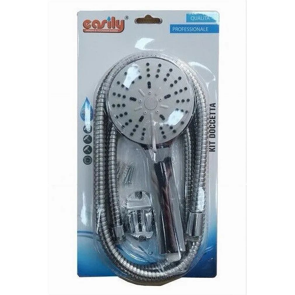 KIT DOCCETTA MULTIGETTO DOCCINO SOFFIONE DOCCIA LACCIO 1,8 MT STAFFA BAGNO 69047