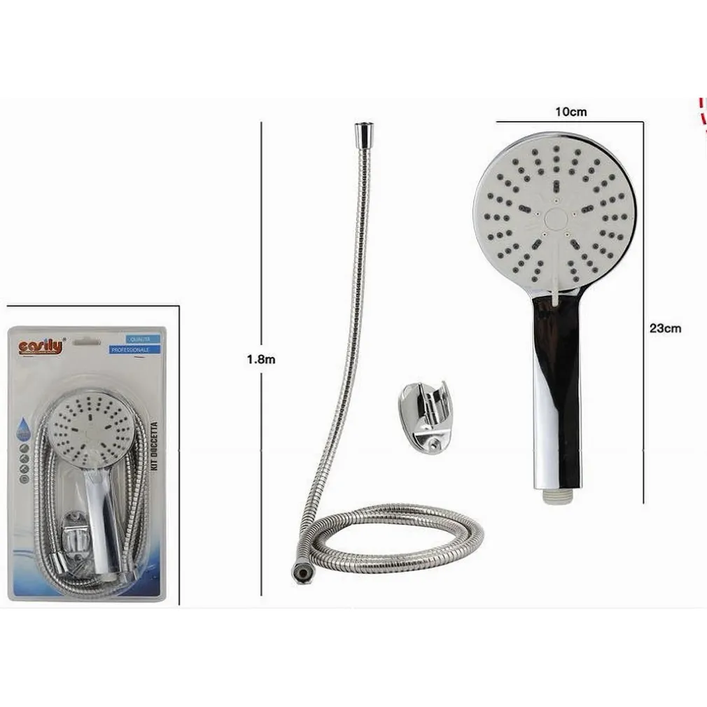 KIT DOCCETTA MULTIGETTO DOCCINO SOFFIONE DOCCIA LACCIO 1,8 MT STAFFA BAGNO 69047