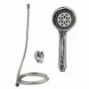 KIT DOCCETTA ROTONDA DOCCINO SOFFIONE DOCCIA CON LACCIO 1,8MT STAFFA BAGNO 69300