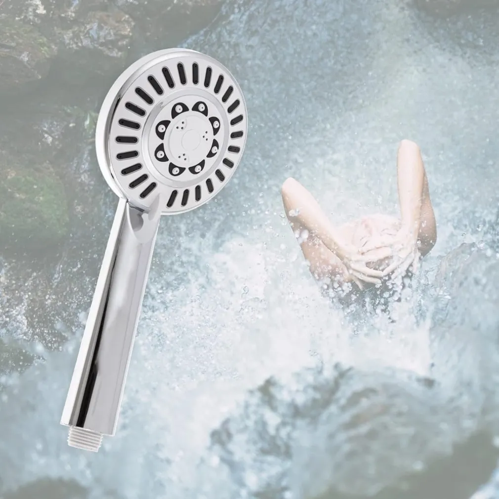 KIT DOCCETTA SOFFIONE CON TUBO 1.8MT STAFFA DOCCIA BAGNO UNIVERSALE CROMATO 59261