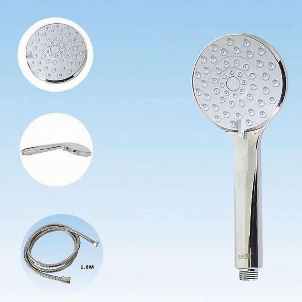 KIT DOCCETTA SOFFIONE PER DOCCIA TELEFONO MULTIGETTO CON TUBO 1,8 MT BAGNO 52042