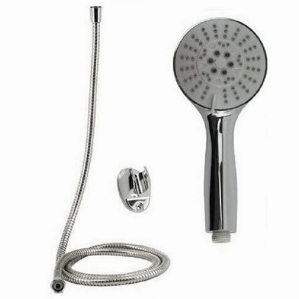 KIT DOCCETTA TONDA BAGNO DOCCINO SOFFIONE DOCCIA CON LACCIO 1,8MT STAFFA 69106