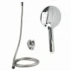 KIT DOCCETTA TONDA DOCCINO SOFFIONE DOCCIA CON LACCIO 1,8 MT STAFFA BAGNO 59228