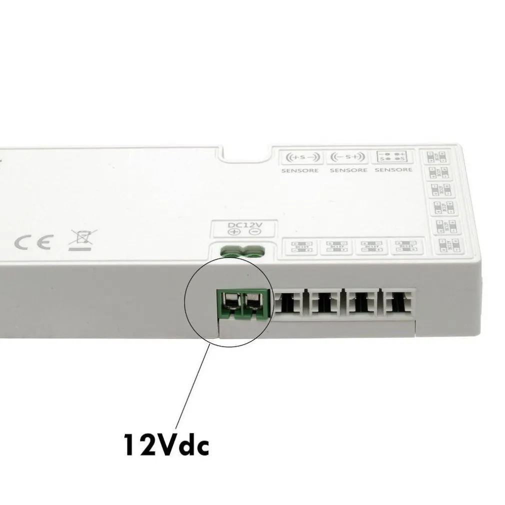 KIT DOPPIO SENSORE 12/24V INTERRUTTORE SENZA CONTATTO STRISCE LED ALIMENTATORE 100W