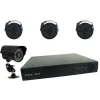 KIT DVR VIDEOSORVEGLIANZA HDMI 4 TELECAMERE IR 4 CANALI BNC COMPLETO 5504H-4-B