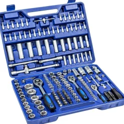 Kit Inserti + Bussole Boccole impronta torx esagonale con 3 cricchetti 171 pz