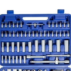 Kit Inserti + Bussole Boccole impronta torx esagonale con 3 cricchetti 171 pz