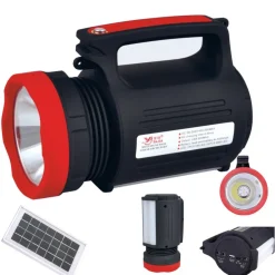 KIT PER ENERGIA SOLARE PANNELLO TORCIA BATTERIA LAMPADA LAMPADINA LED USB