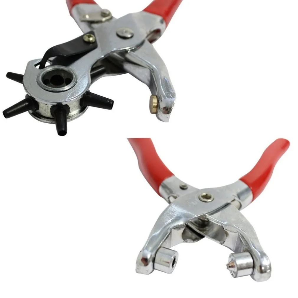 KIT PINZA FUSTELLATRICE + PINZA BORCHIE BUCHI CINTURE PELLE SCARPE BORCHIE