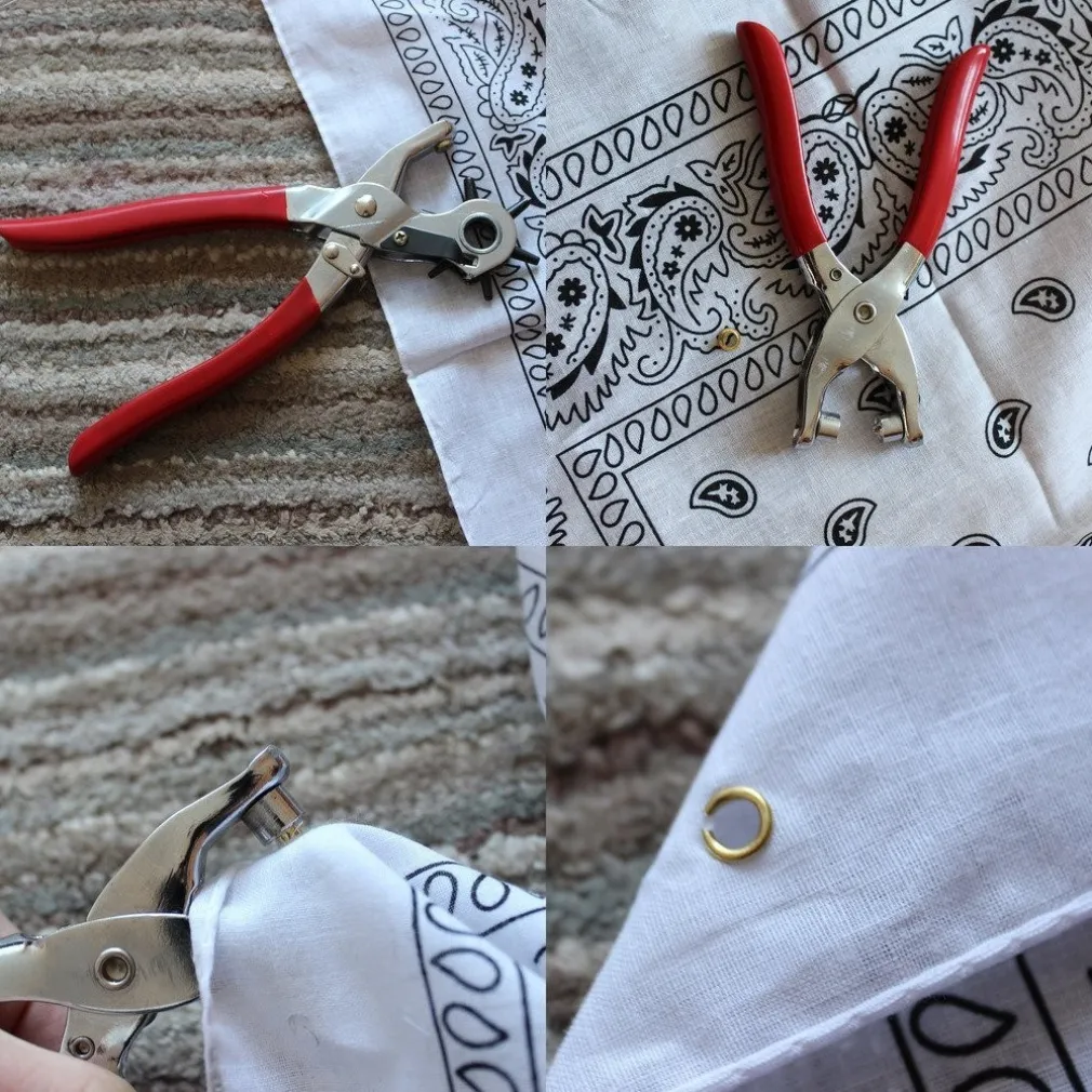 KIT PINZA FUSTELLATRICE + PINZA BORCHIE BUCHI CINTURE PELLE SCARPE BORCHIE