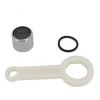 KIT 9PZ AERATORE PER RUBINETTO F22 IN ABS 22MM CHIAVE SERRAGGIO GUARNIZIONI 59032