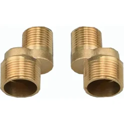 KIT 2PZ CONNETTORE ECCENTRICO PER RUBINETTO 3/4 RACCORDO ROSETTA 65MM ACCESSORIO 52363