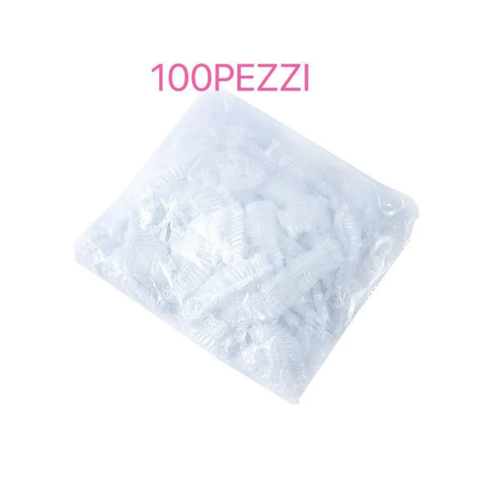 KIT 100PZ COPERTURA MONOUSO PELLICOLA TRASPARENTE FRIGO CIBO FRUTTA CONSERVAZIONE PLASTICA