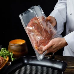 KIT 20PZ SACCHETTI SOTTOVUOTO 25X35CM PER CONGELATORE FRIGORIFERO MICROONDE COTTURA