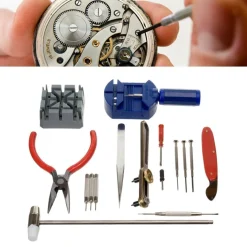 KIT RIPARA OROLOGI APRICASSE TOGLI MAGLIE SET CACCIAVITI RIPARAZIONI CINTURINI