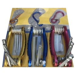 KIT SET 24 PEZZI CHIAVINI PIEGHEVOLI TORX FORATI ESAGONALI SFERICI BALL POINT