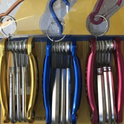 KIT SET 24 PEZZI CHIAVINI PIEGHEVOLI TORX FORATI ESAGONALI SFERICI BALL POINT