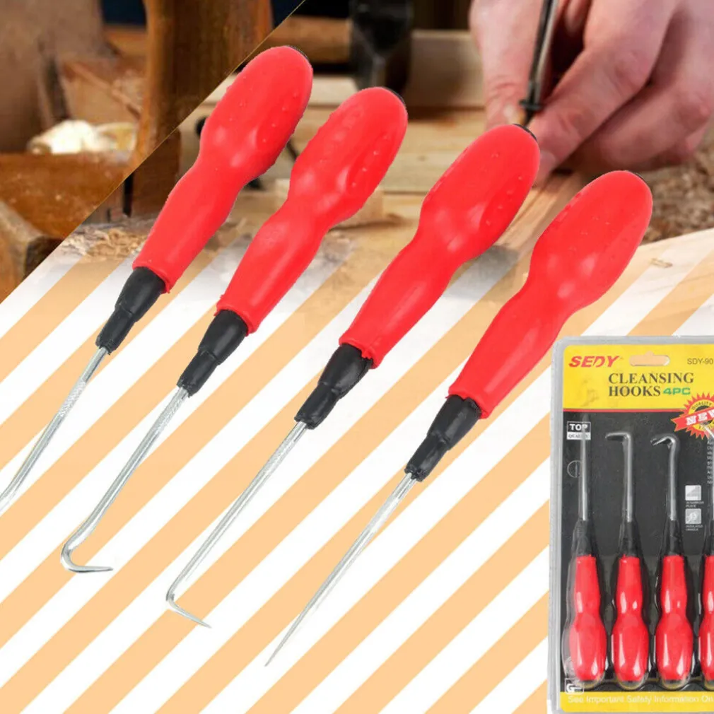 KIT SET 4 pz CACCIAVITE CACCIAVITI CON MINI UNCINO INCISORI PUNTERUOLO UTENSILE