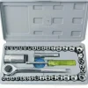 KIT SET CHIAVI A BUSSOLA CON CRICCHETTO 40 PEZZI GIRAVITE VALIGETTA IN PLASTICA