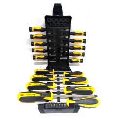 KIT SET DA 44 PEZZI CACCIAVITI TORX ESAGONALI PUNTE INSERTI BUSSOLA
