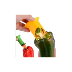KIT SVUOTA PEPERONI VERDURA PEPERONE ACCESSORIO STRUMENTO CUCINA SCAVINO VERDURE