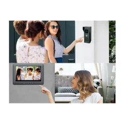 KIT VIDEOCITOFONO MONOFAMILIARE MONITOR 7'' TELECAMERA APRIPORTA RLC07