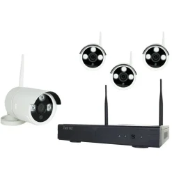 KIT VIDEOSORVEGLIANZA NVR 4 TELECAMERE HDMI LAN WI-FI VGA 8806ZL3-4