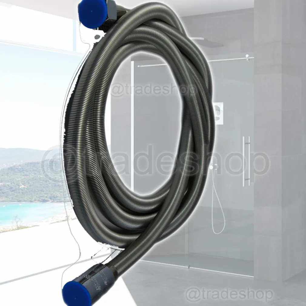 LACCIO TUBO FLESSIBILE ANTITORSIONE PER DOCCIA CABINA DOCCIA CROMATO 2 METRI