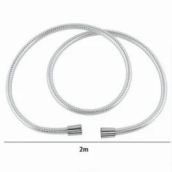 LACCIO TUBO FLESSIBILE DOCCIA DOCCETTA VASCA BAGNO 2 MT METRI UNIVERSALE 87292