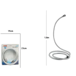 LACCIO TUBO FLESSIBILE DOCCIA BIFLEX CROMO UNIVERSALE LUNGHEZZA 1,8 METRI 69225